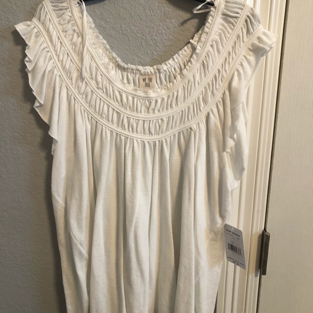 Free people off the shoulder shirt